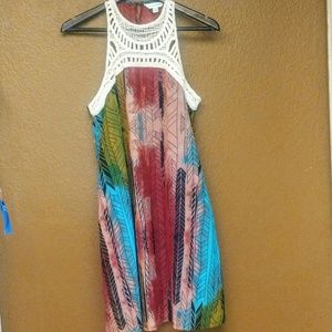 🌻Charming Charlie Dress with Crochet Top